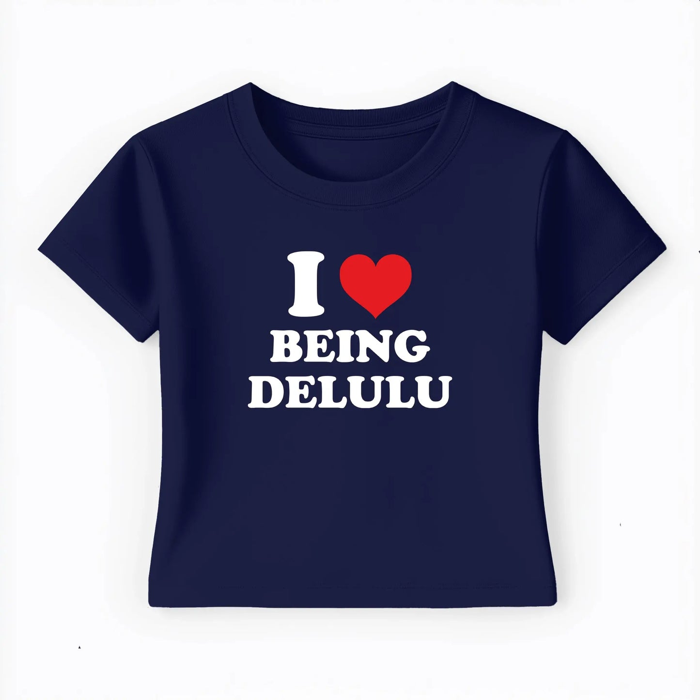 I love being delulu Baby Tee Lolita Sinz Mein Shop