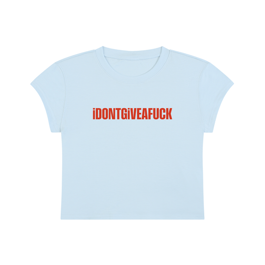 I Don't Give A Fuck Cropped T-Shirt