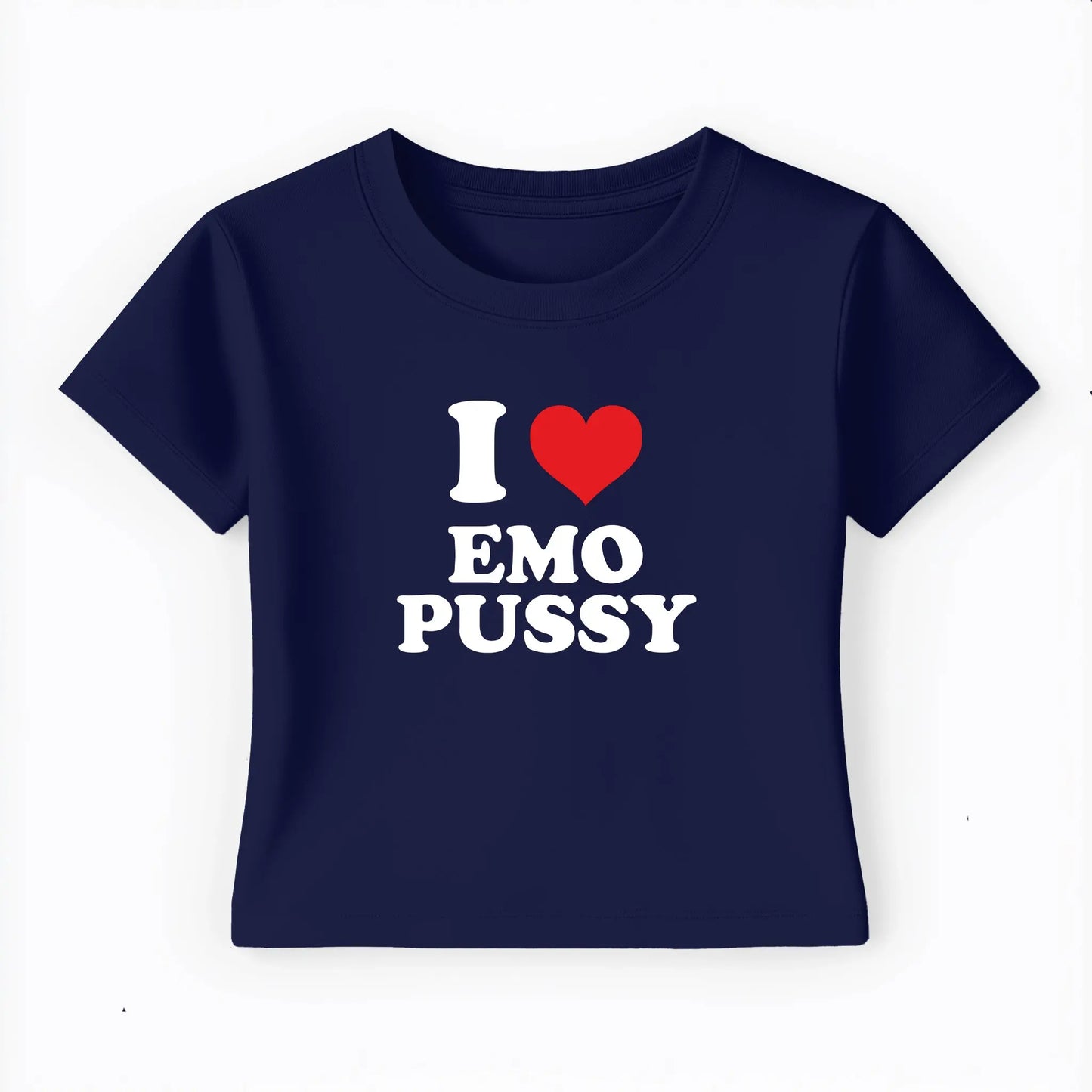 I love emo pussy Baby Tee Lolita Sinz Mein Shop