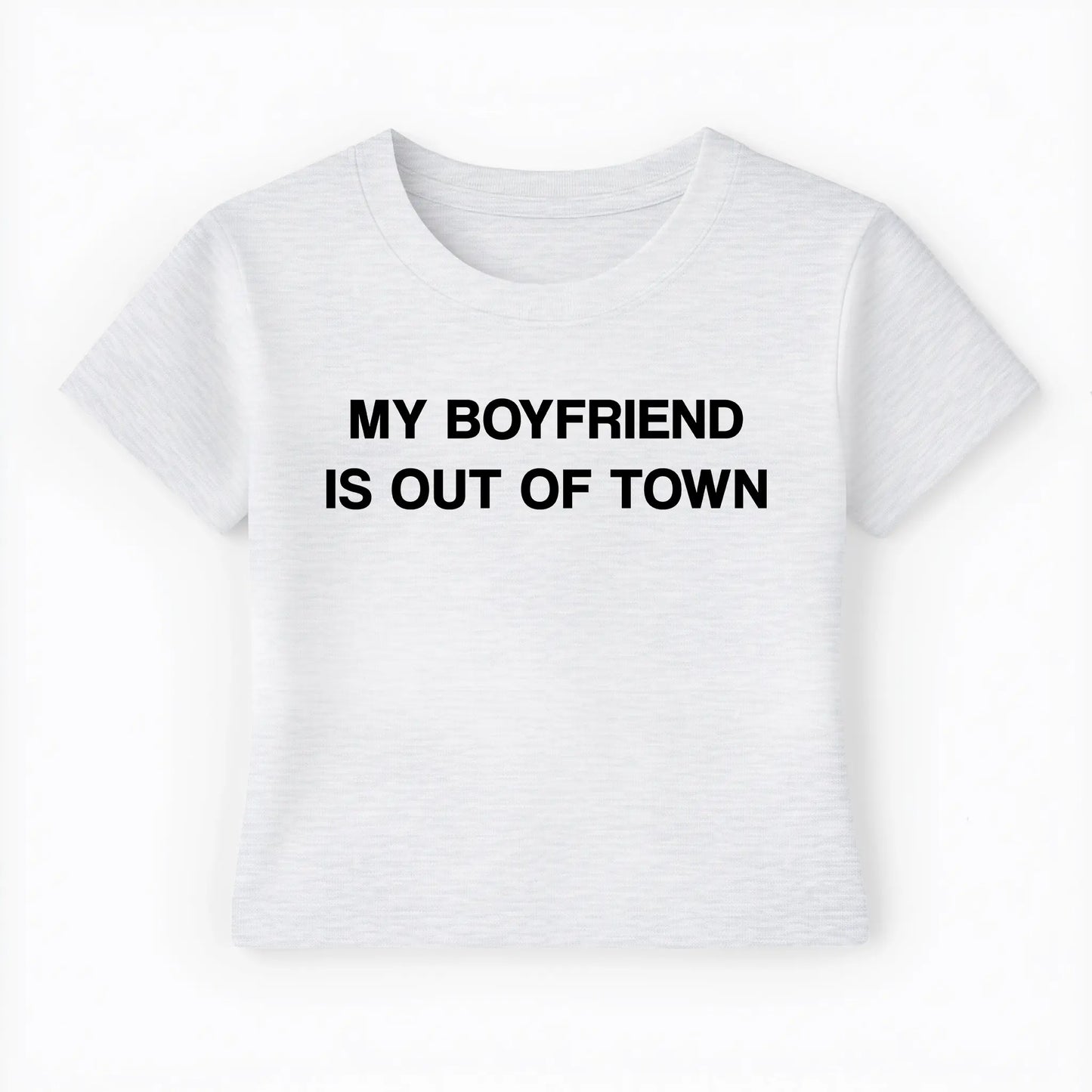 my boyfriend is out of town Baby Tee - Lolita Sinz