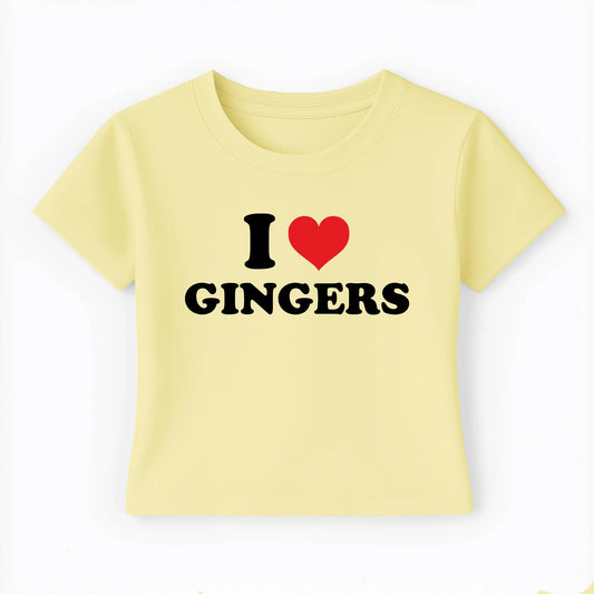 I love gingers Baby Tee Lolita Sinz Mein Shop