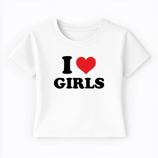 I love girls Baby Tee Lolita Sinz Mein Shop