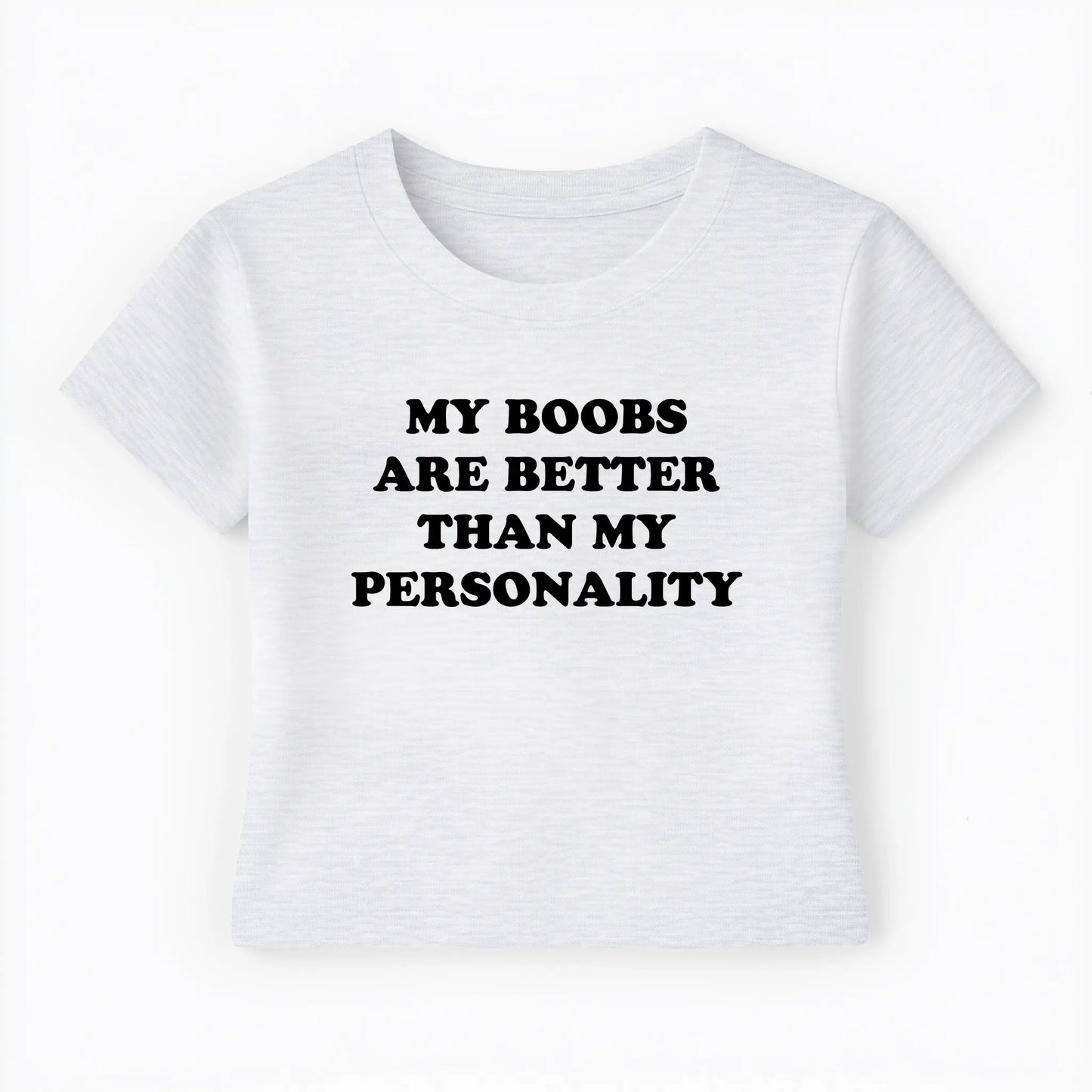 my boobs are better than my personality Baby Tee - Lolita Sinz
