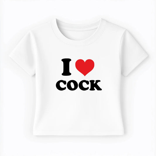 I love cock Baby Tee Lolita Sinz Mein Shop