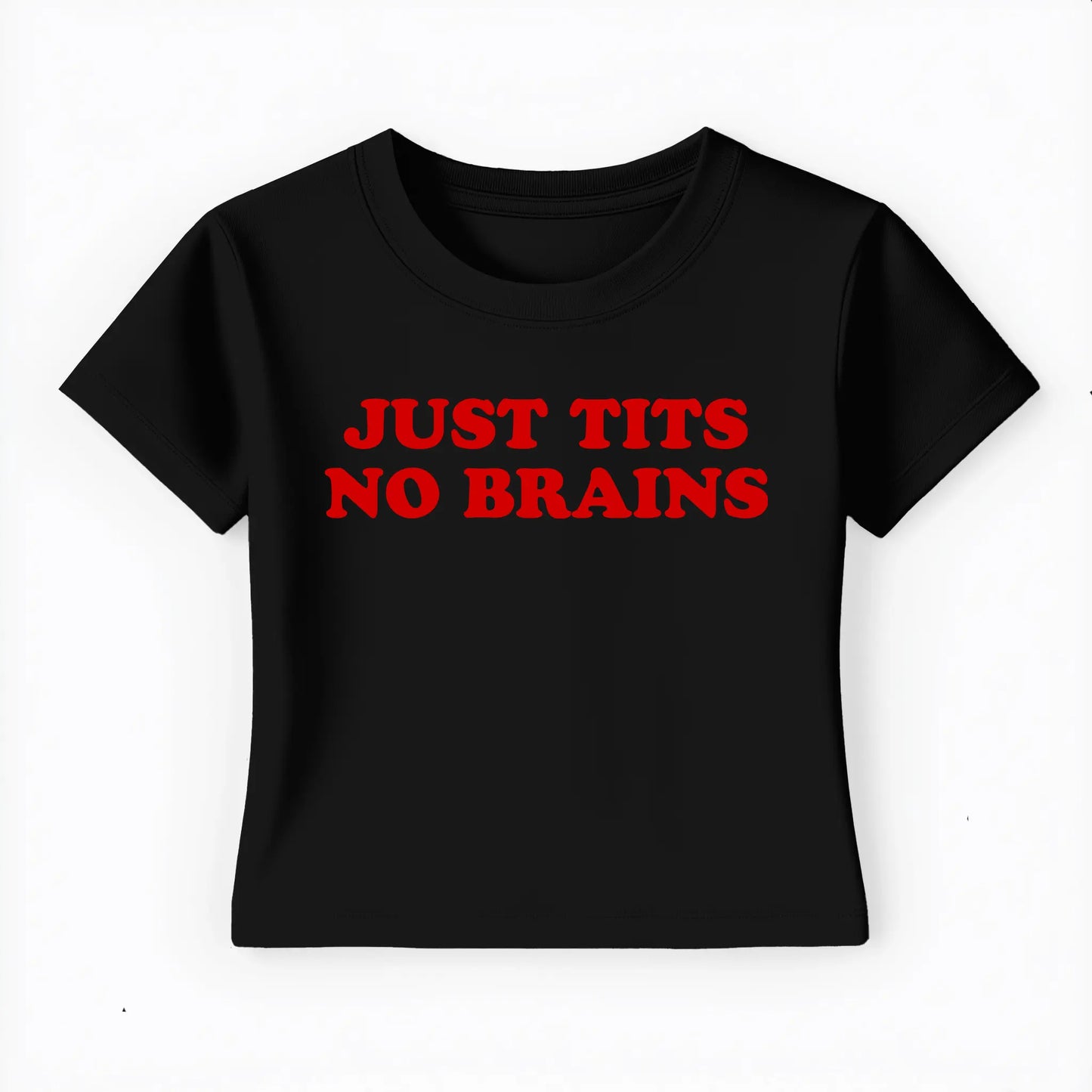 just tits no brains Baby Tee Lolita Sinz Mein Shop