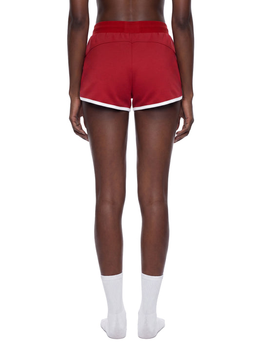 Women's Retro Contrast Binding Shorts