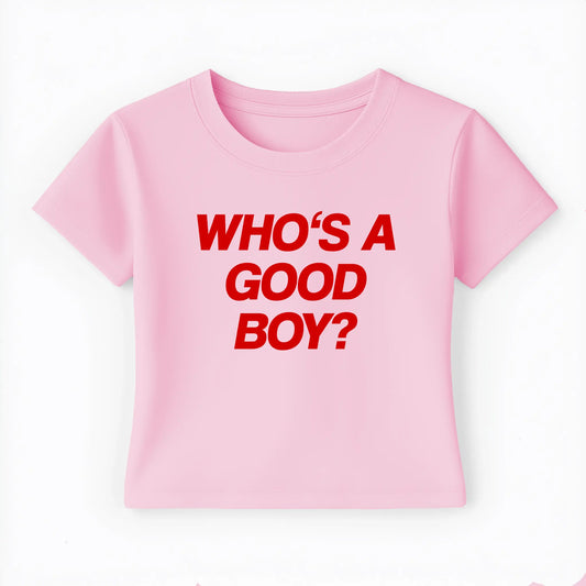 who's a good boy Baby Tee Lolita Sinz Mein Shop