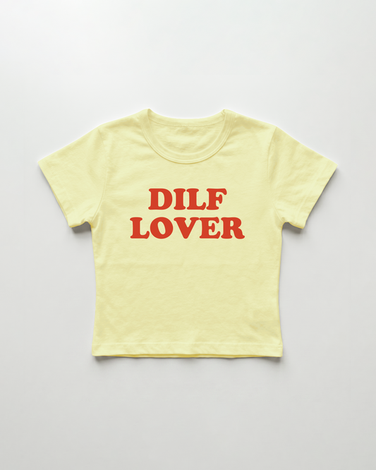 dilf lover cropped Baby Tee