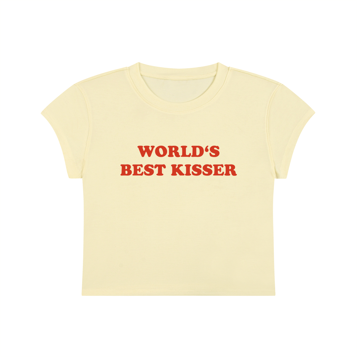 World's Best Kisser Cropped T-Shirt