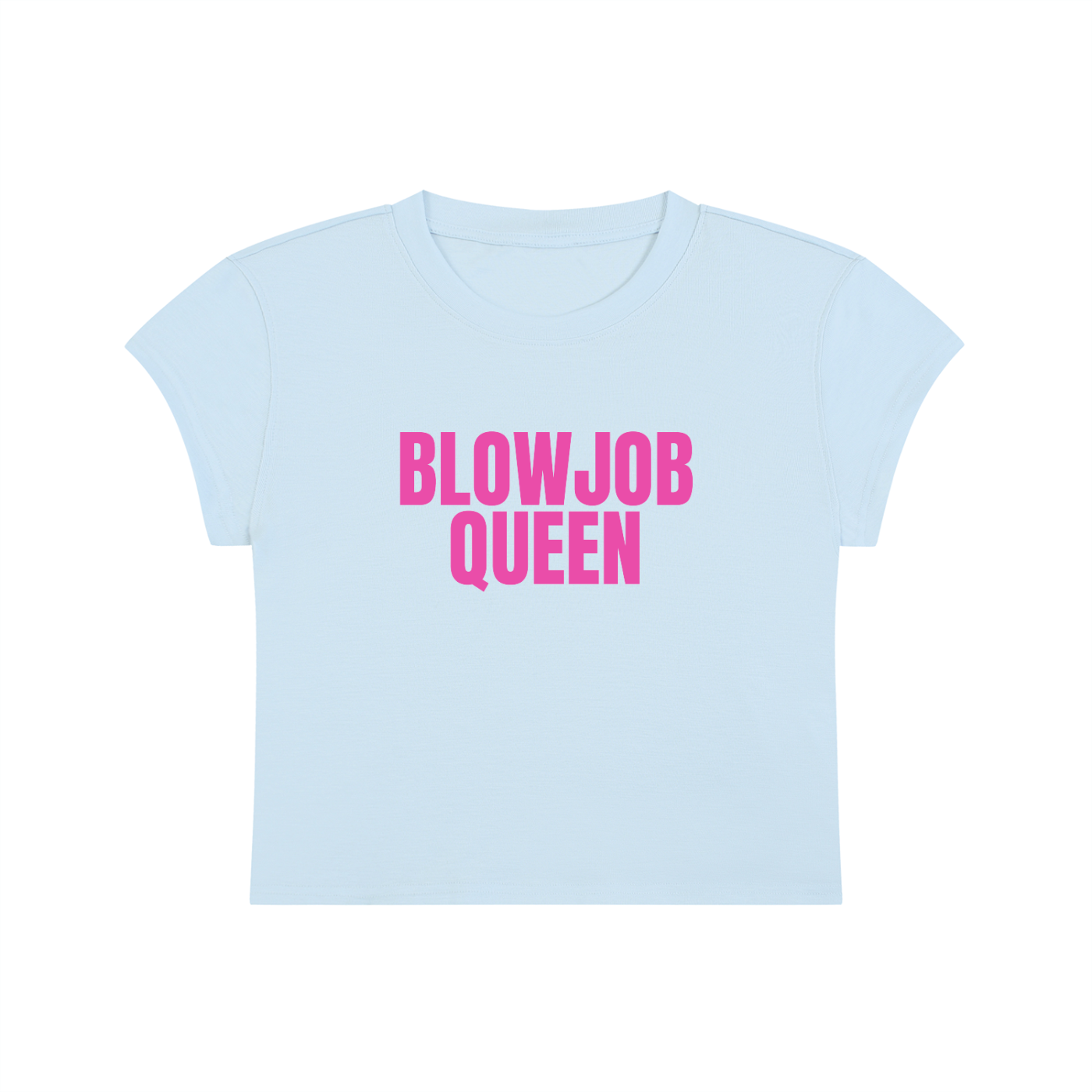 Blowjob Queen Cropped T-Shirt