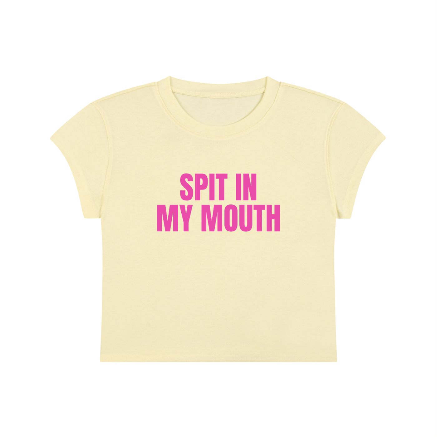 Spit In My Mouth Cropped T-Shirt