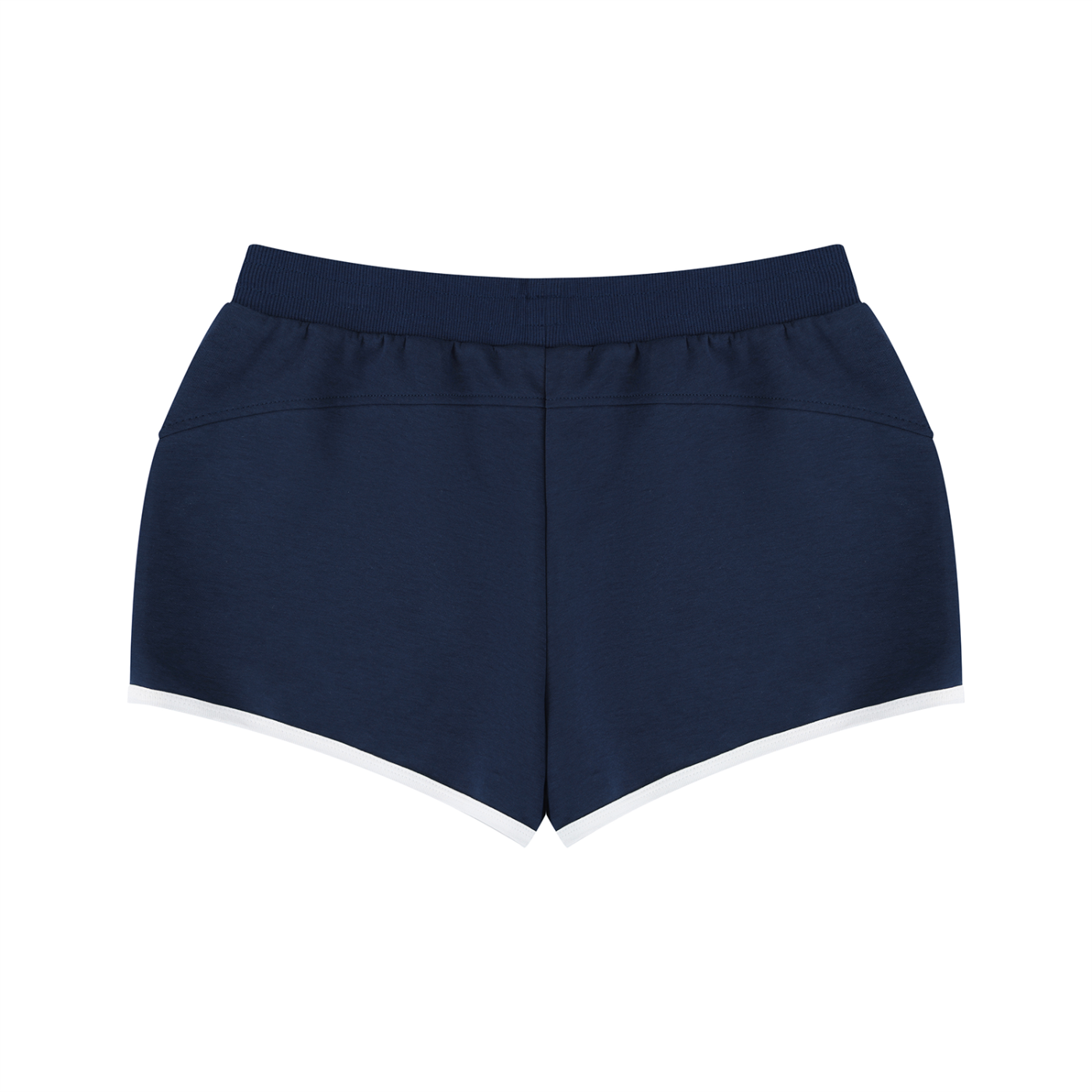 Women's Retro Contrast Binding Shorts