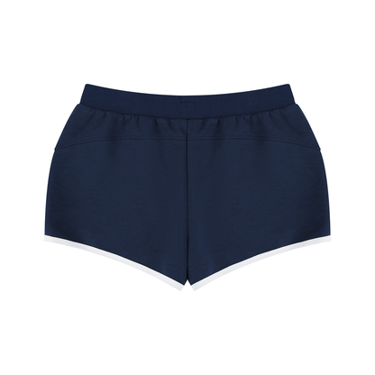 Women's Retro Contrast Binding Shorts