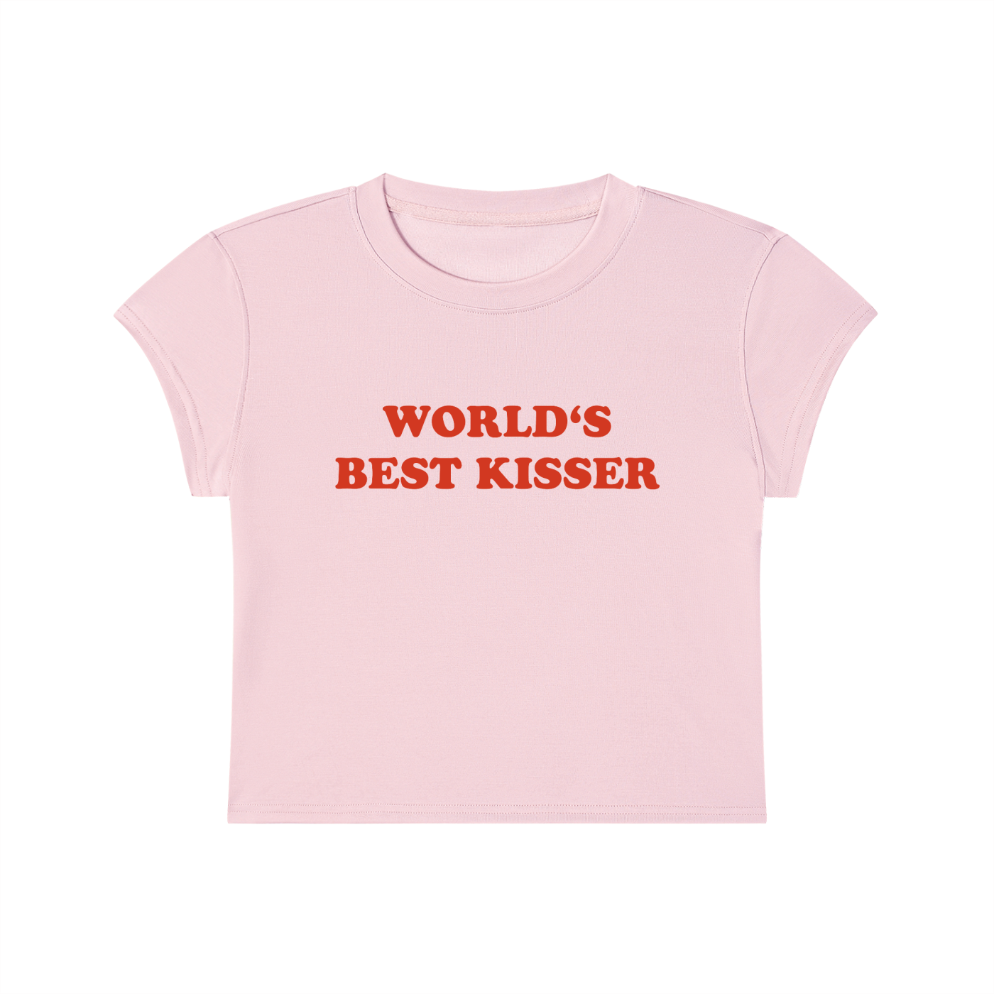 World's Best Kisser Cropped T-Shirt
