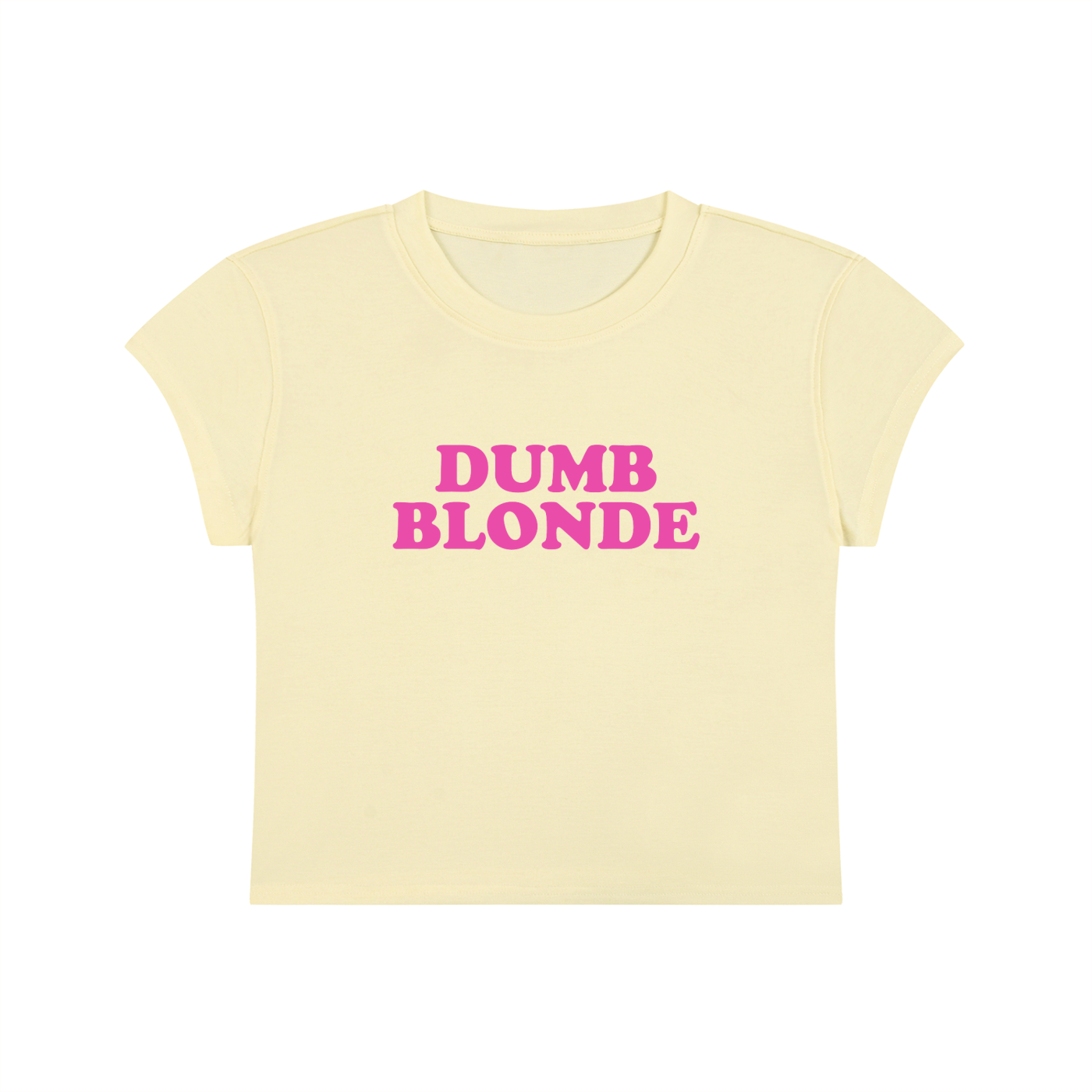 Dumb Blonde Cropped T-Shirt