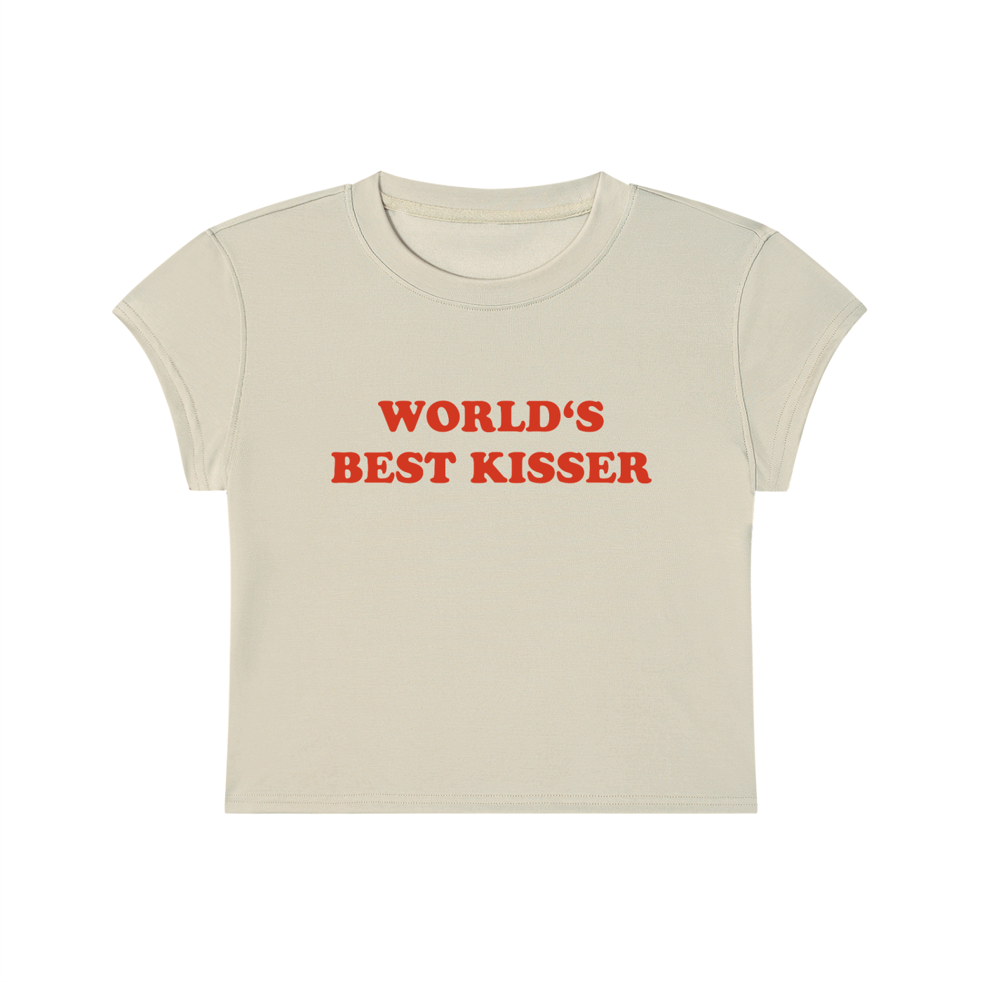 World's Best Kisser Cropped T-Shirt