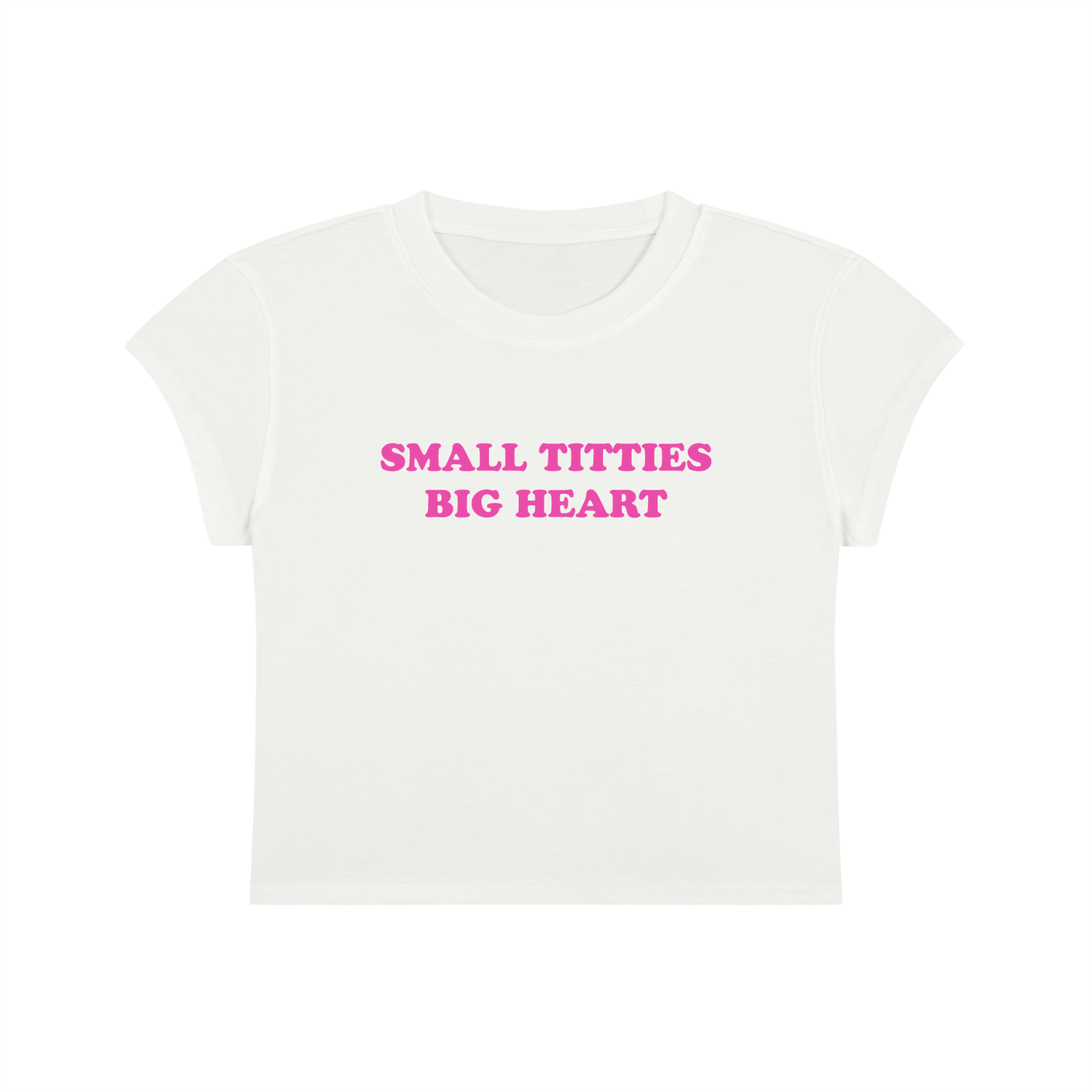 Small Titties Big Heart Cropped T-Shirt