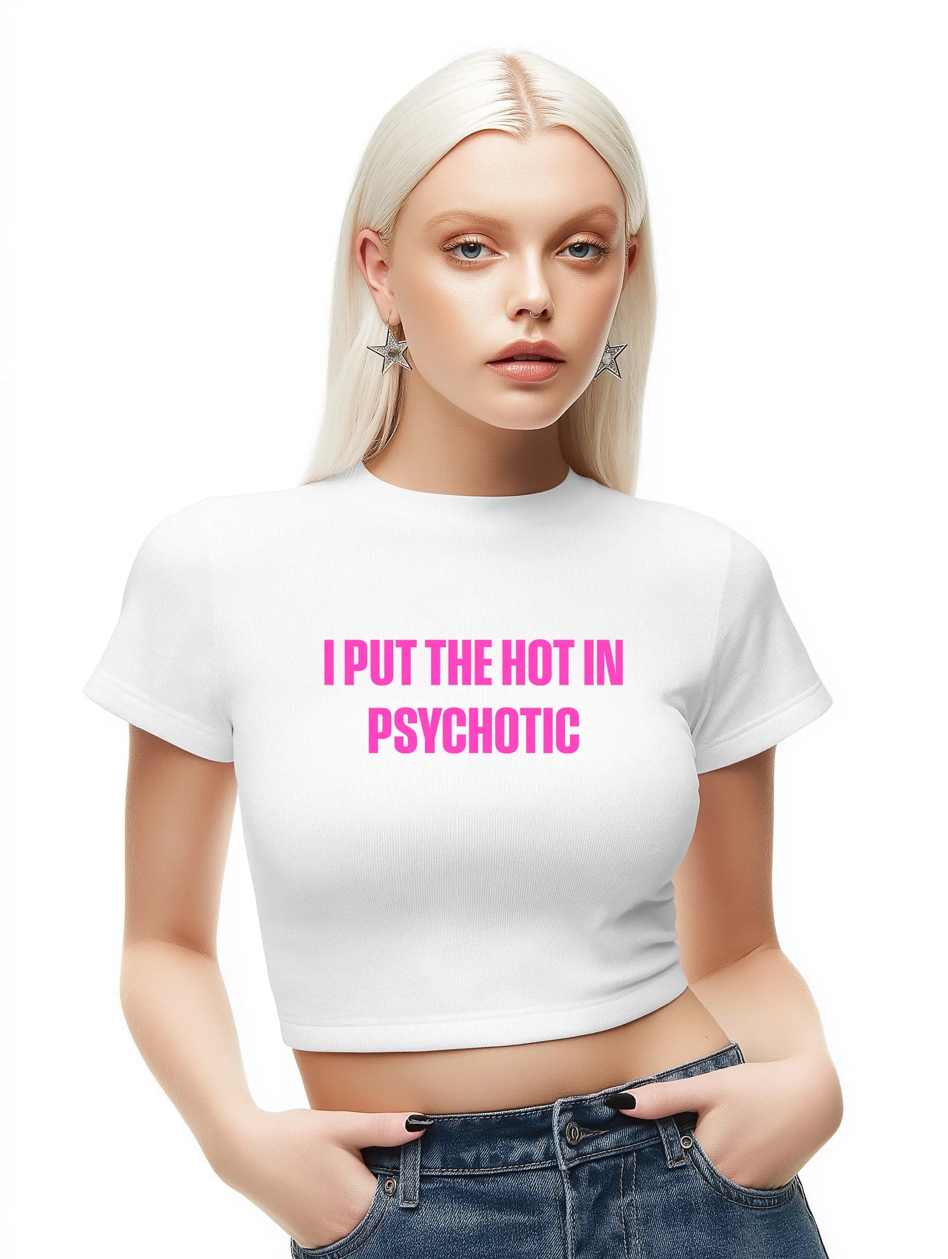I put the hot in psychotic Baby Tee Lolita Sinz Mein Shop