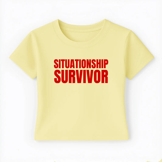 situationship survivor Baby Tee - Lolita Sinz