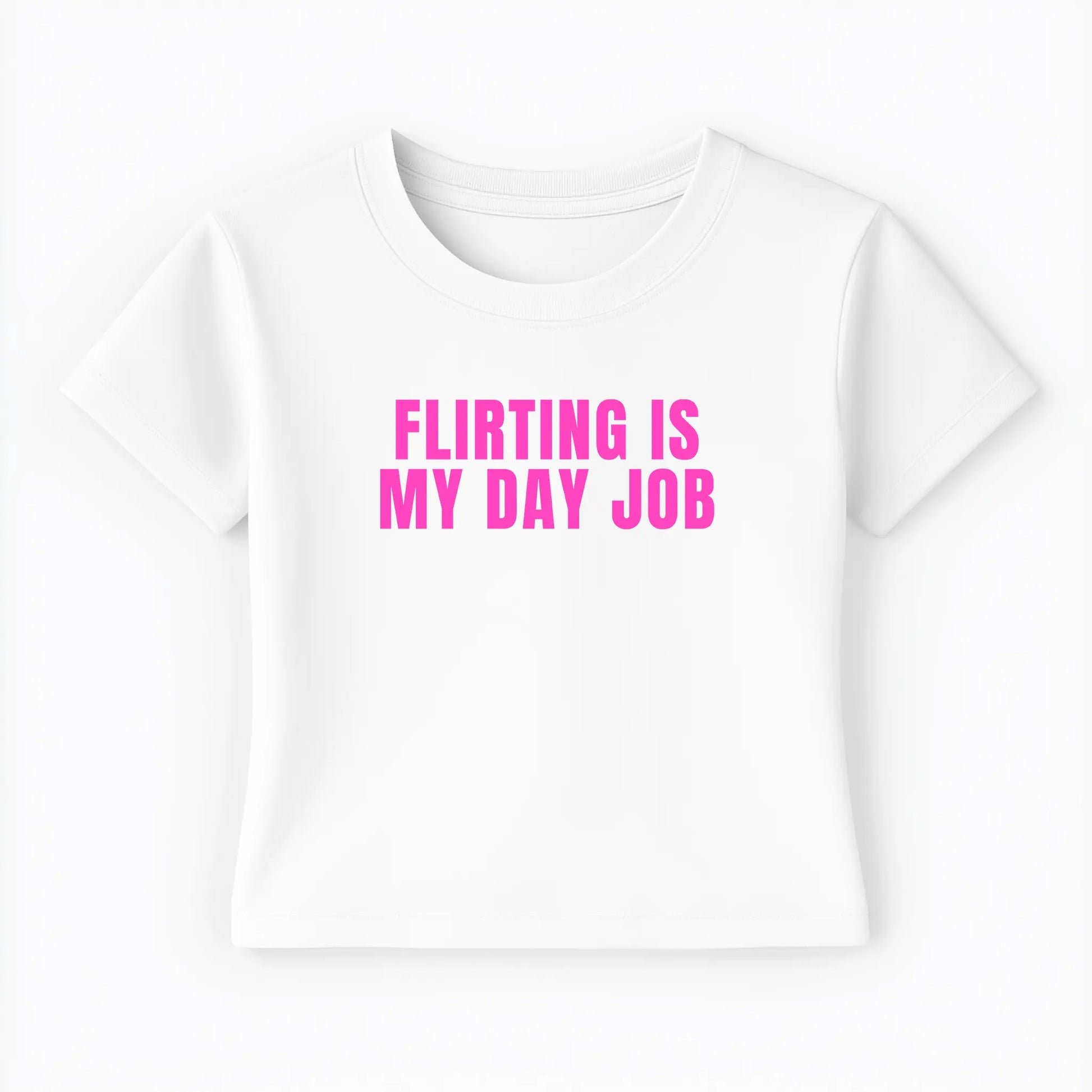 flirting is my day job Baby Tee - Lolita Sinz