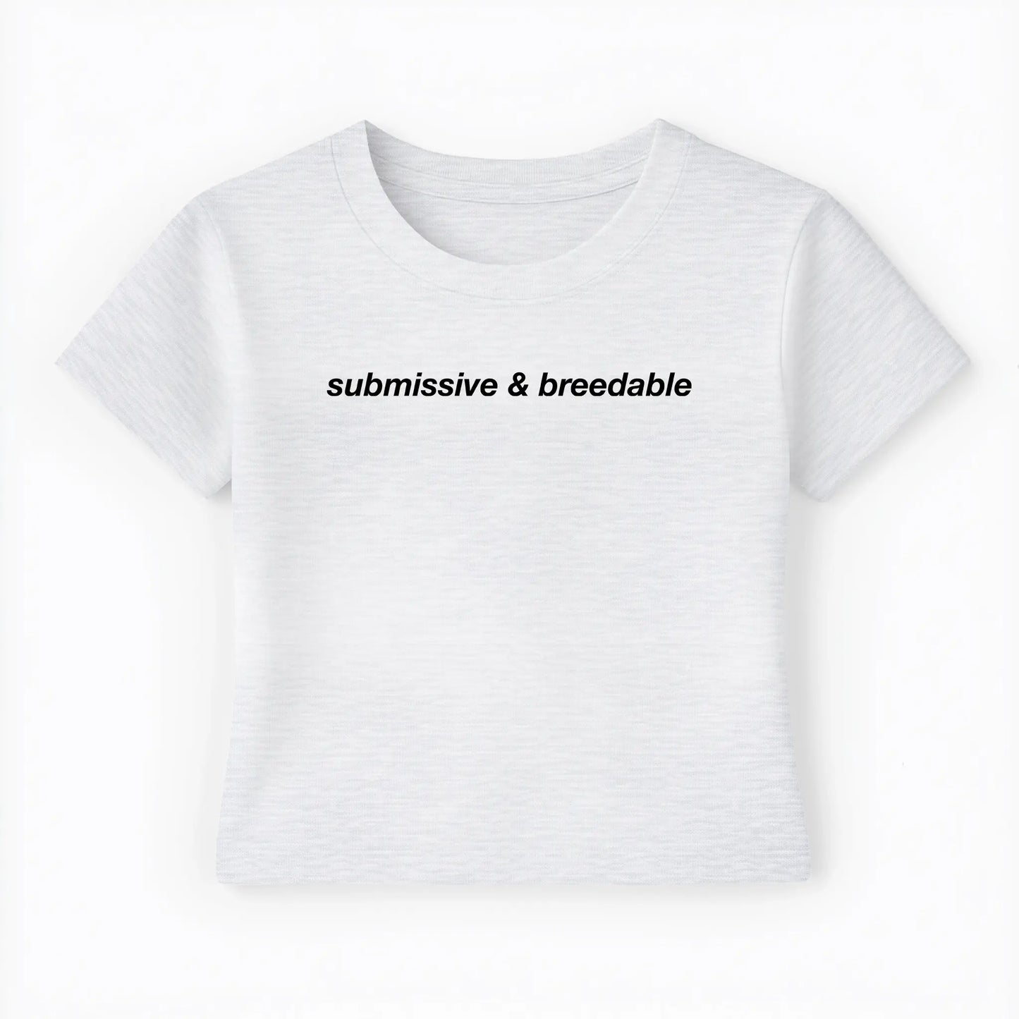 submissive & breedable Baby Tee - Lolita Sinz