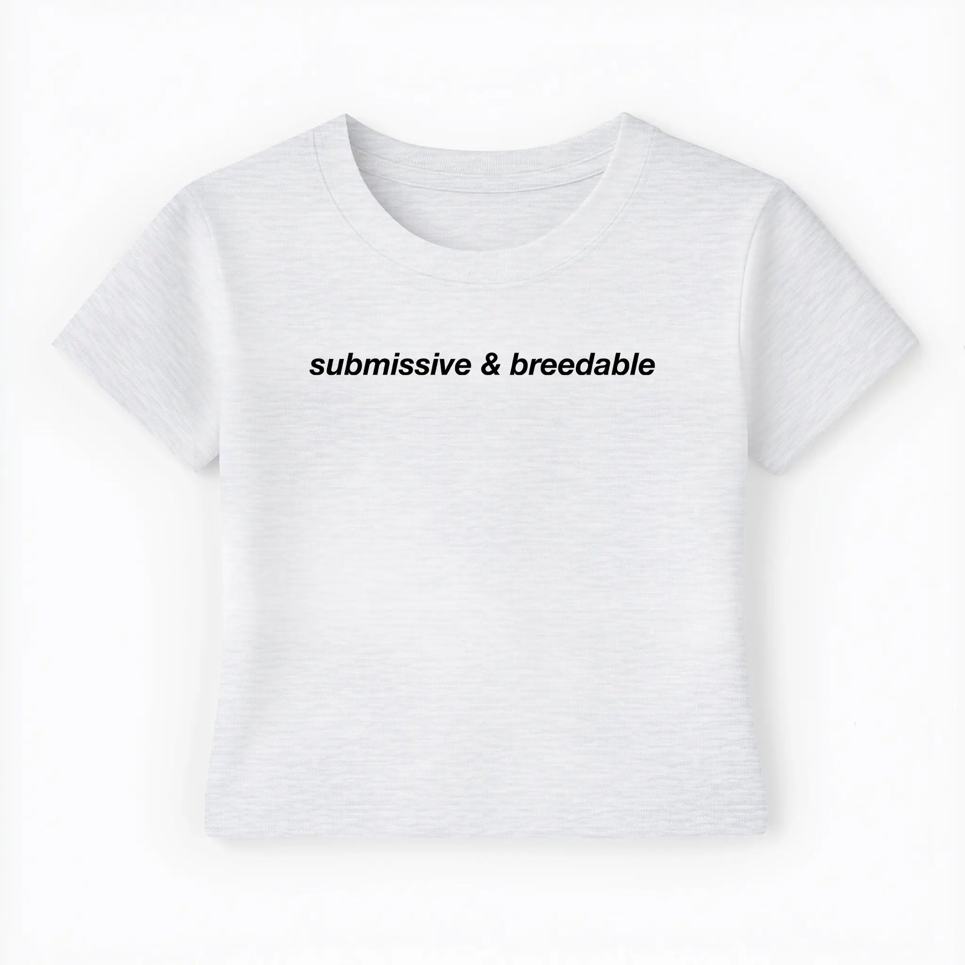 submissive & breedable Baby Tee - Lolita Sinz