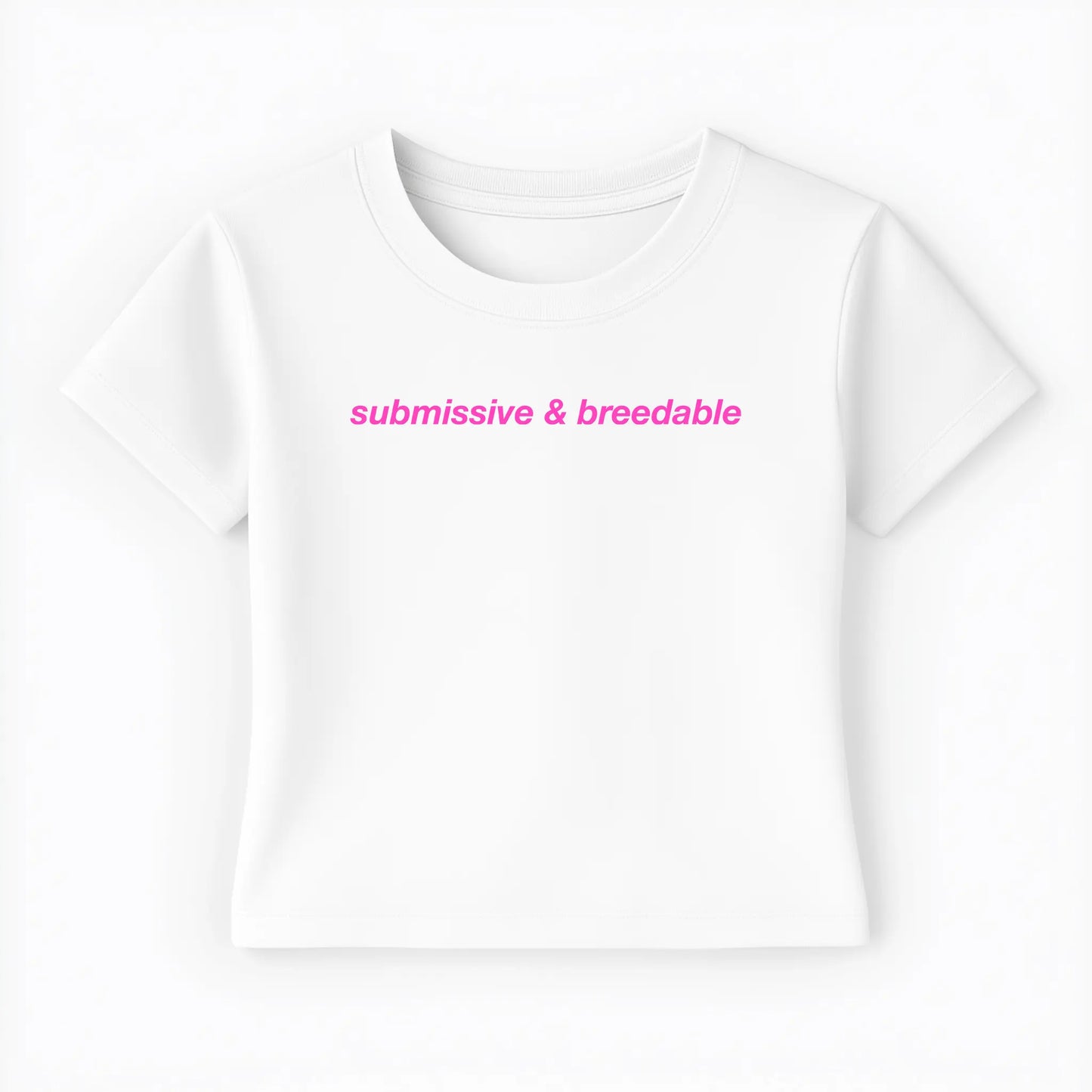 submissive & breedable Baby Tee - Lolita Sinz