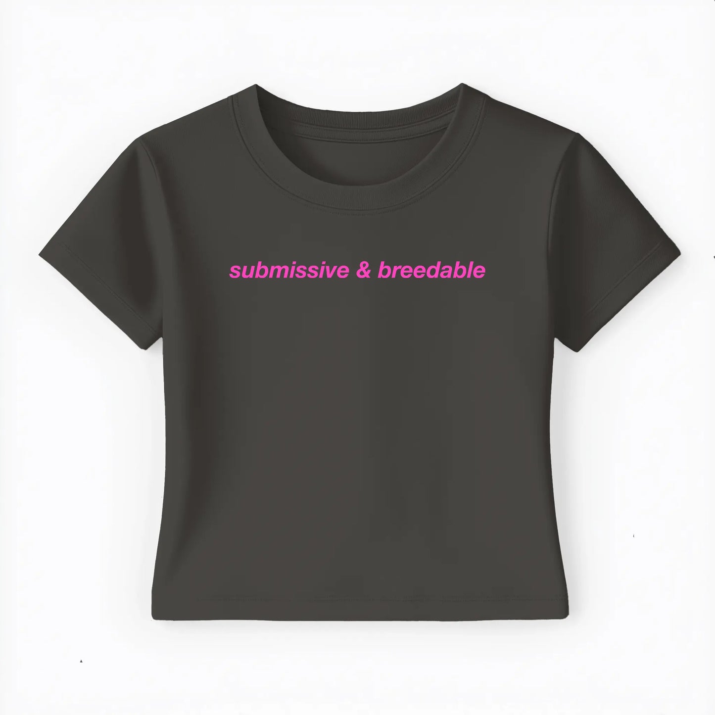 submissive & breedable Baby Tee - Lolita Sinz
