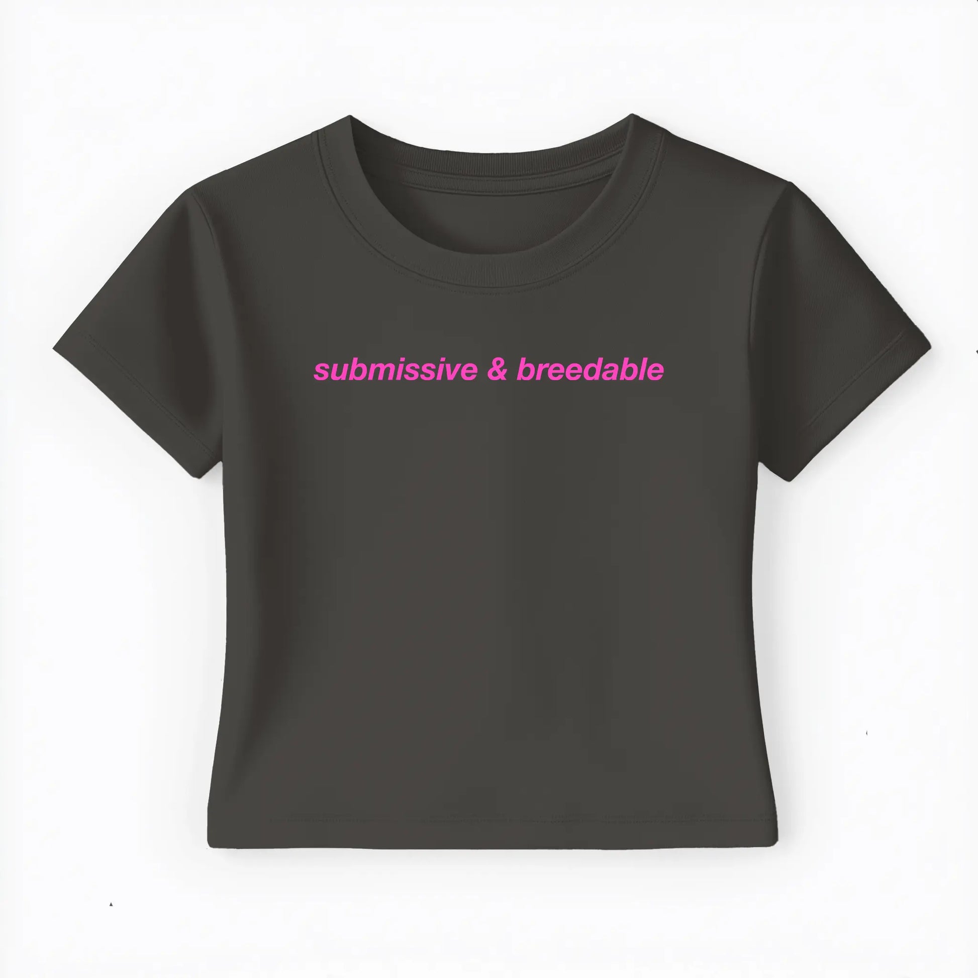submissive & breedable Baby Tee - Lolita Sinz
