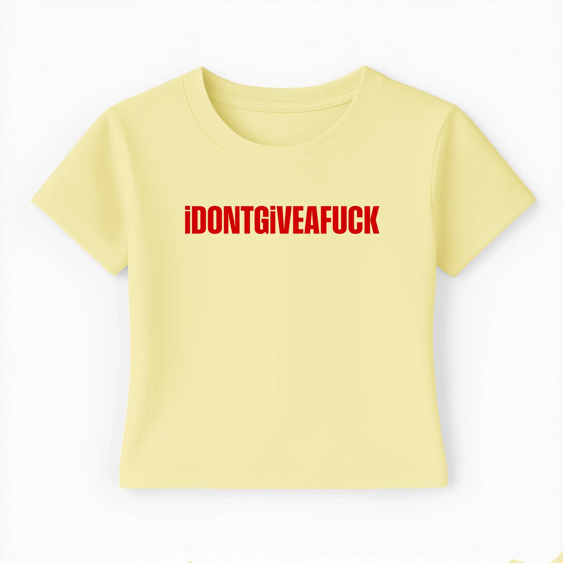 idontgiveafuck Baby Tee - Lolita Sinz