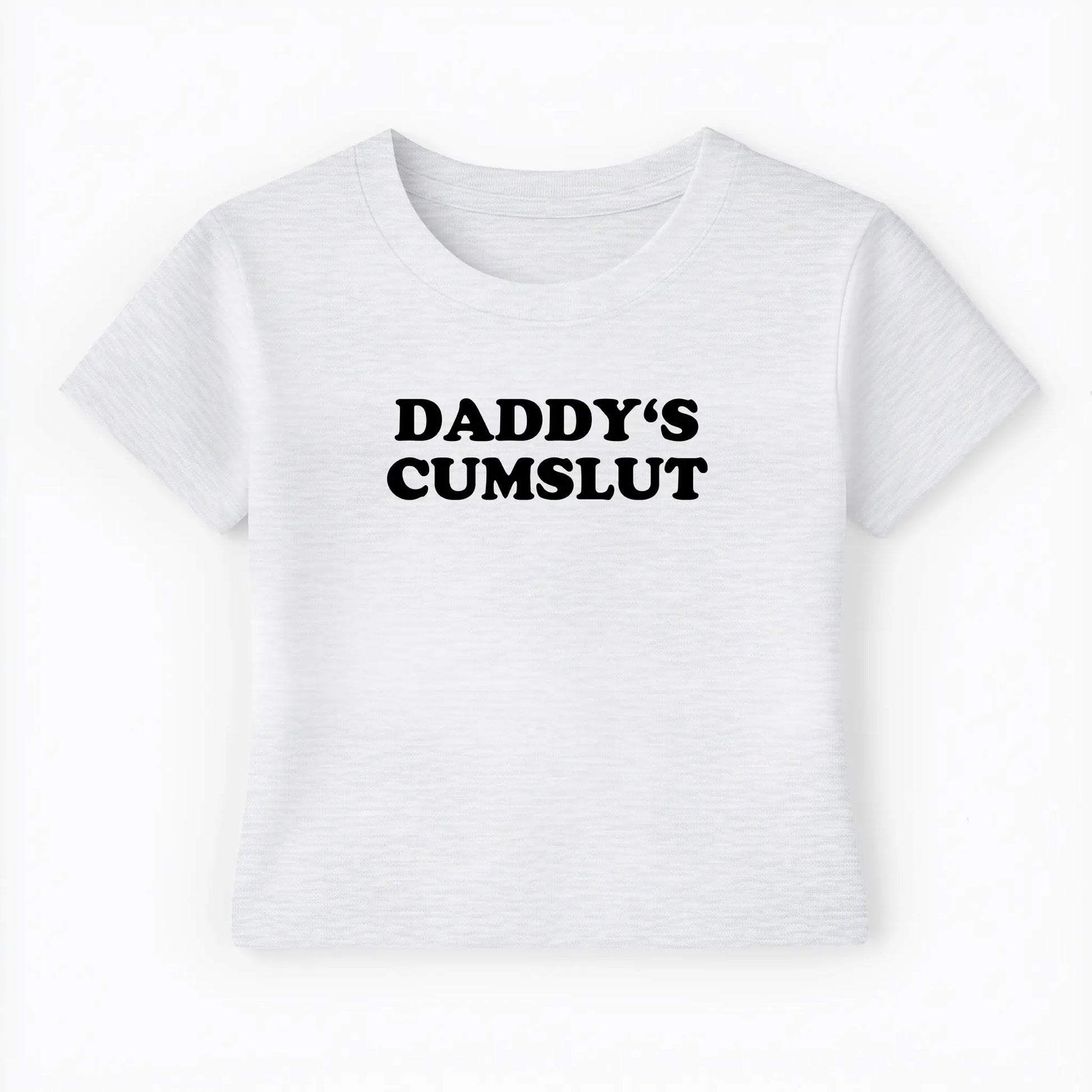 daddy's cumslut Baby Tee - Lolita Sinz