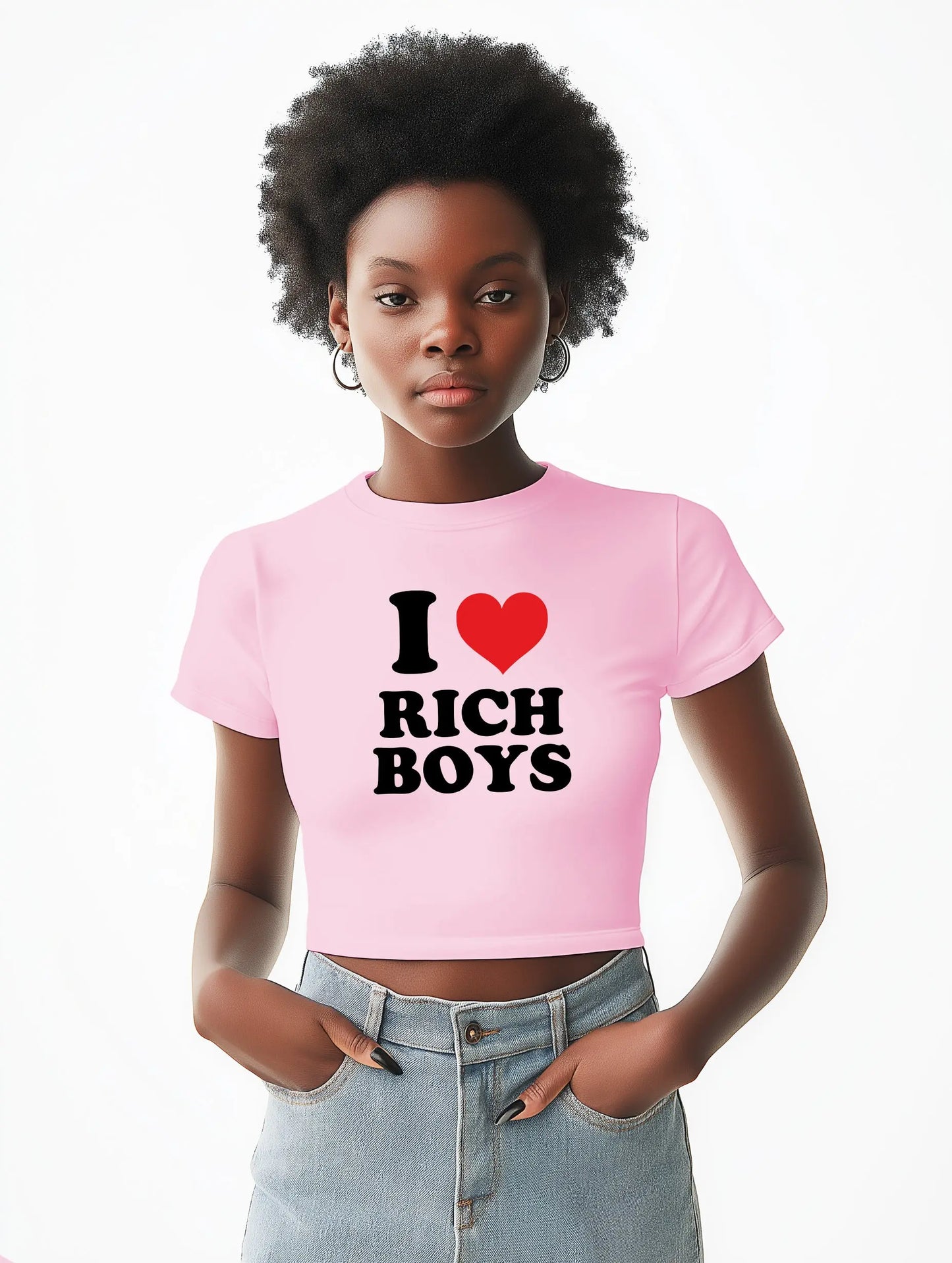 I love rich boys Baby Tee Lolita Sinz Mein Shop