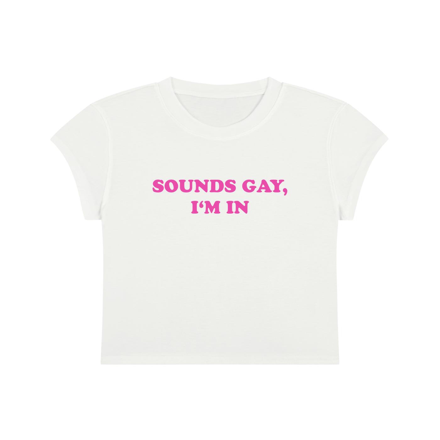 Sounds Gay I'm In Cropped T-Shirt