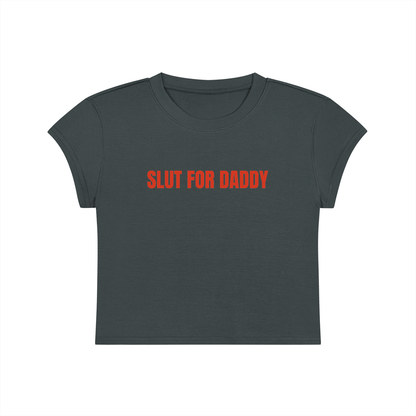 Slut For Daddy Cropped T-Shirt