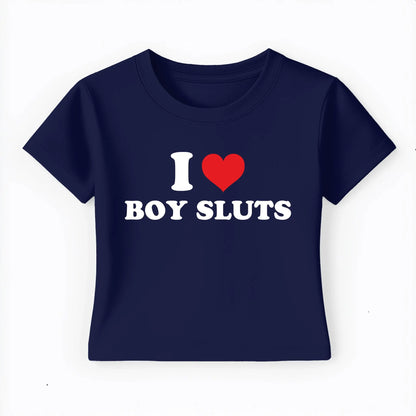 I love boy sluts Baby Tee Lolita Sinz Mein Shop
