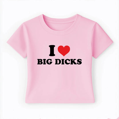 I love big dicks Baby Tee Lolita Sinz Mein Shop