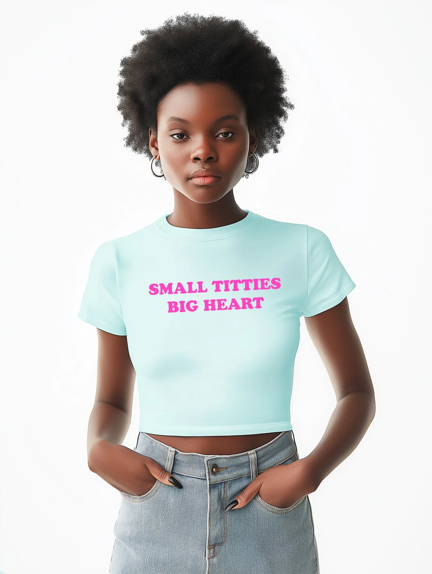 small titties big heart Baby Tee Lolita Sinz Mein Shop