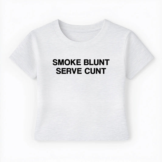 smoke blunt serve cunt Baby Tee - Lolita Sinz