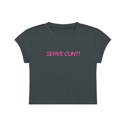 Serve Cunt Cropped T-Shirt