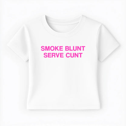 smoke blunt serve cunt Baby Tee - Lolita Sinz