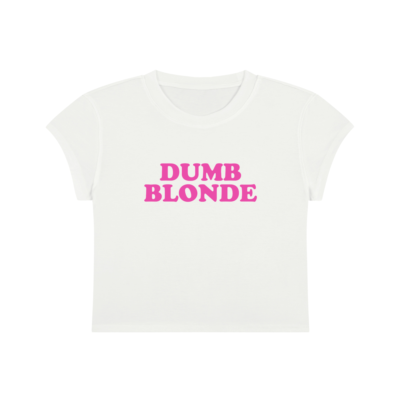 Dumb Blonde Cropped T-Shirt