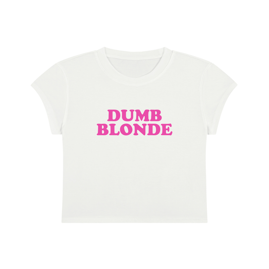 Dumb Blonde Cropped T-Shirt