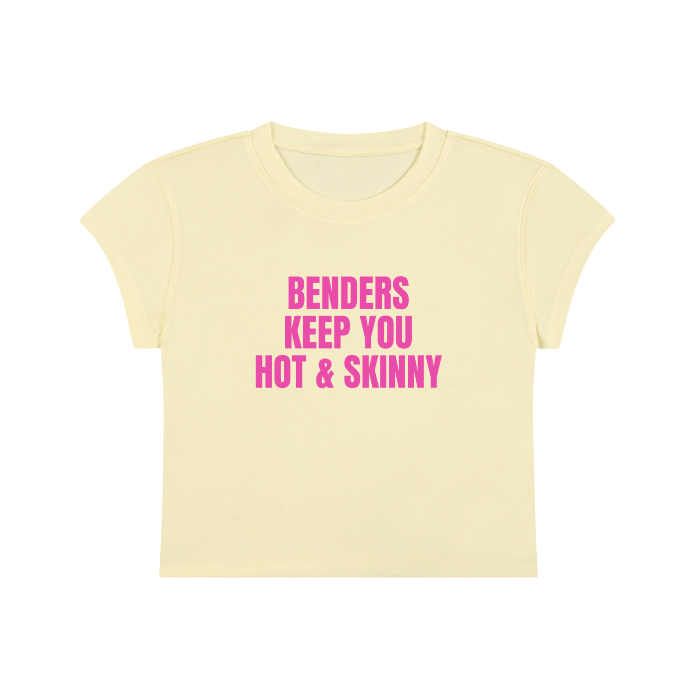 Benders Keep You Hot Andy Skinny Cropped T-Shirt