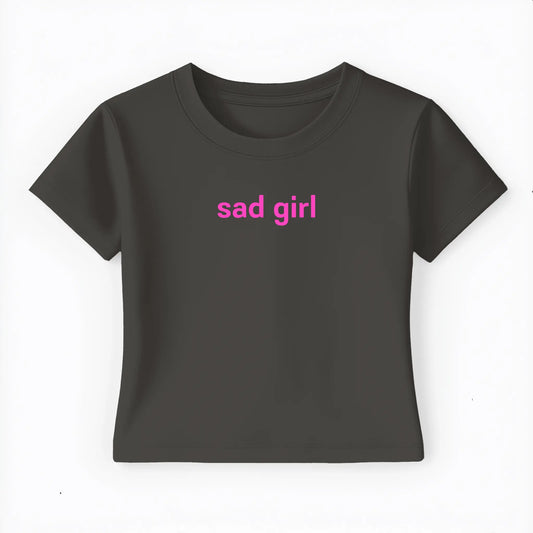 sad girl Baby Tee - Lolita Sinz