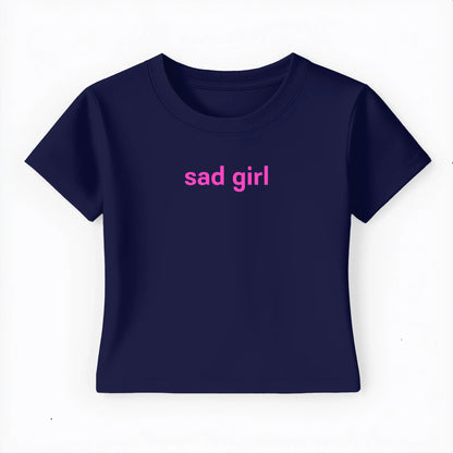 sad girl Baby Tee - Lolita Sinz