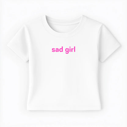sad girl Baby Tee - Lolita Sinz