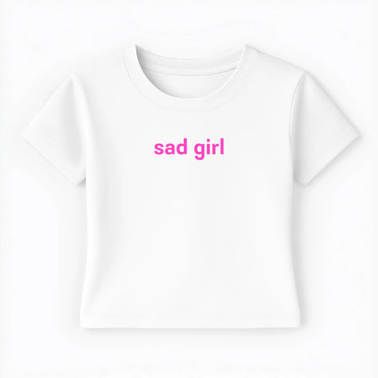 sad girl Baby Tee - Lolita Sinz
