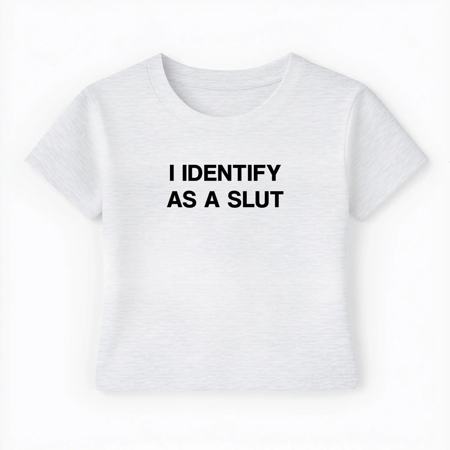 I identify as a slut Baby Tee - Lolita Sinz