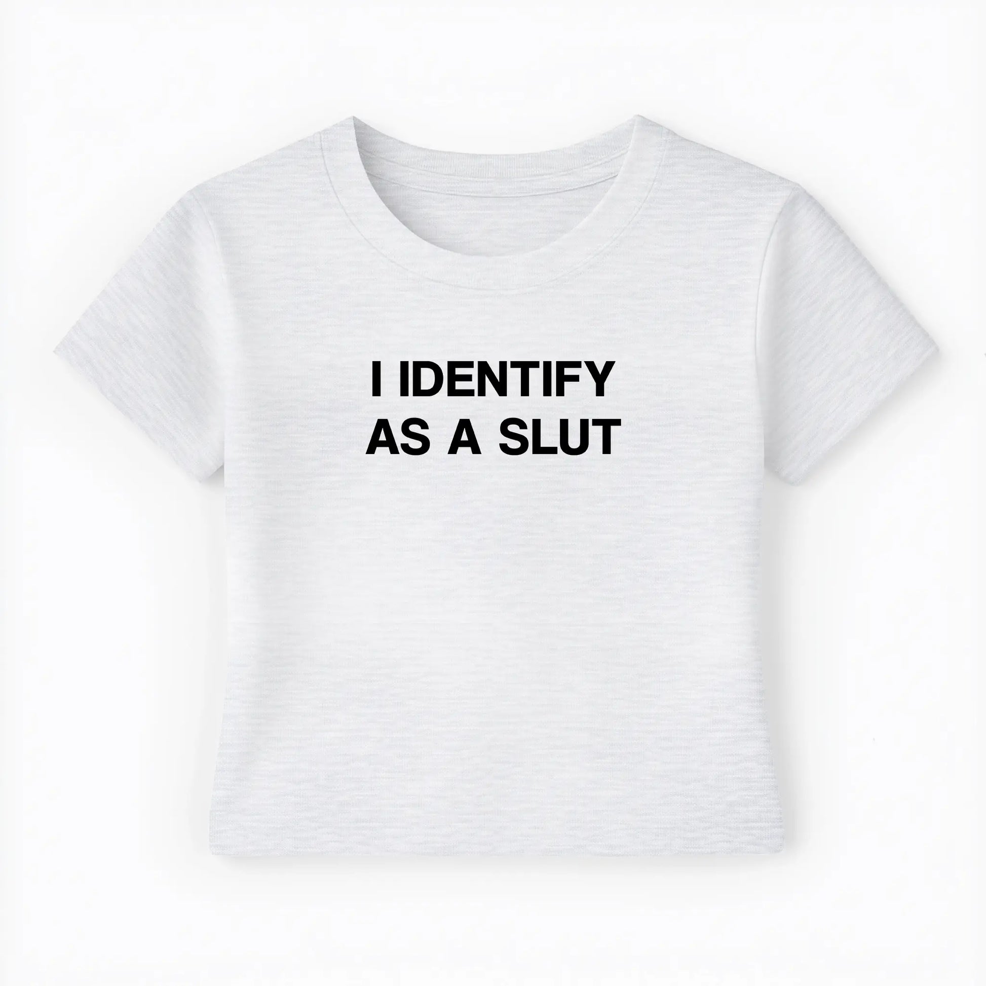 I identify as a slut Baby Tee - Lolita Sinz