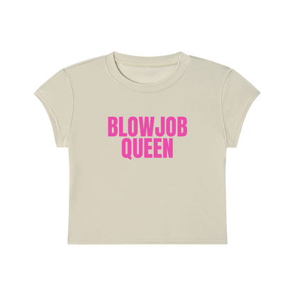 Blowjob Queen Cropped T-Shirt